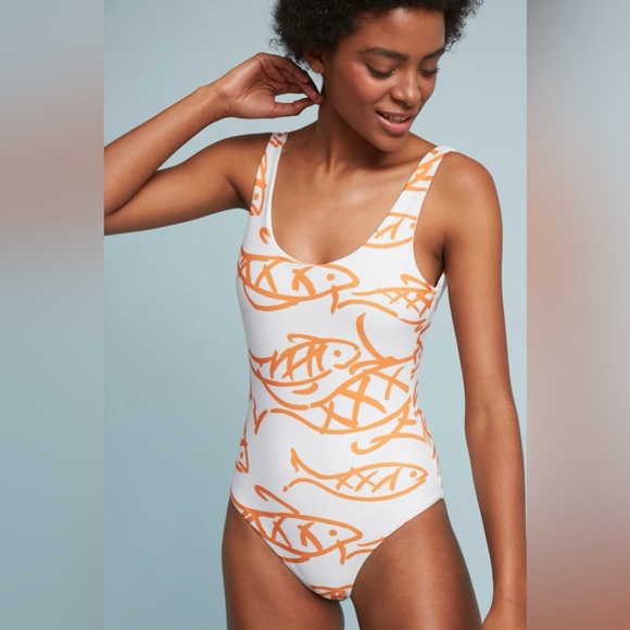 Onia Other - ONIA Fish One-Piece Swimsuit - Sz M
